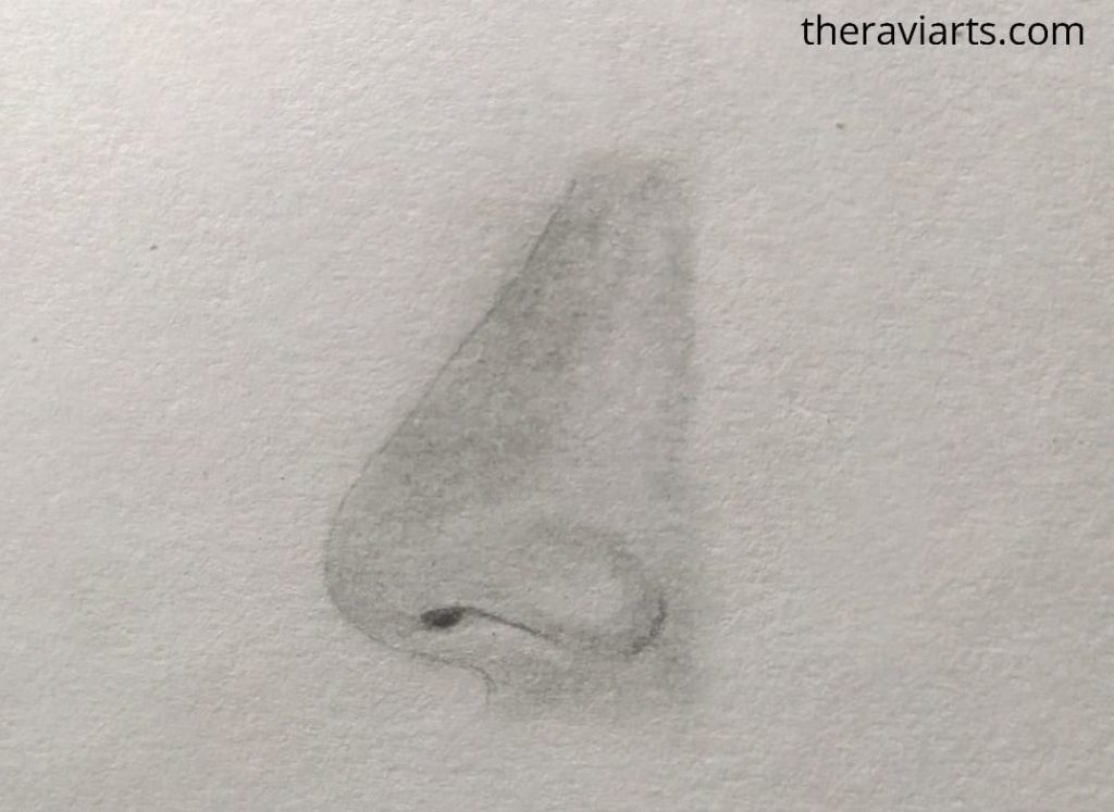 Featured image of post How To Draw A Nose From The Side - This method works really well for drawing cute and simple faces.